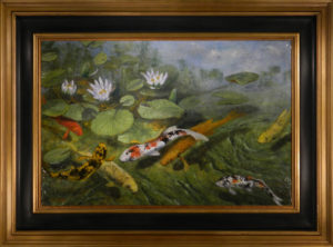 Koi Pond 
24x36