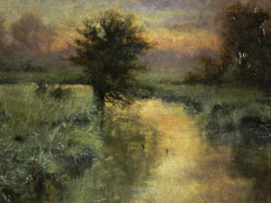 Sunset Along the Creek 
12x16