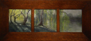 Willows Along the River 
9x28