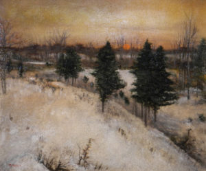 Winter Sunset 20x24